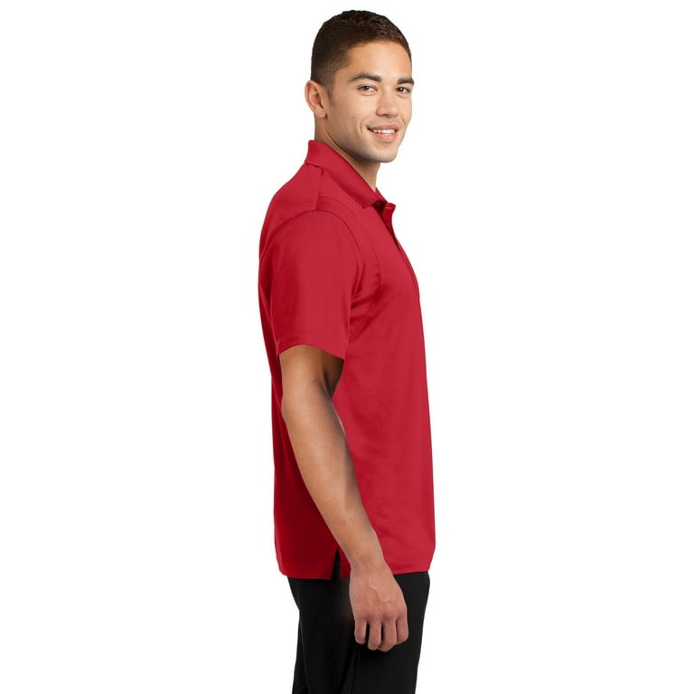 Sport-Tek Micropique Sport Wick Polo-3XL (Black)