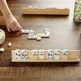 thumbnail image 2 of QUTETN 6 Pcs Domino Stand Tally Playing Cards Multi-function Domino lders Game Mexican Train Trays DIY Accessory, 2 of 6