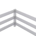 thumbnail image 5 of Sesslife Full Size Floor Bed with Door and Fence, Wood Full Floor Platform Bed with Slats, Full Montessori Bed for Boys Girls, No Box Spring Needed, Grey, 5 of 8