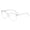 Clear, variant on IAJFHAFS Unisex Square Transparent Lens Glasses