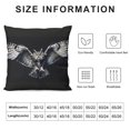 thumbnail image 5 of Orinice Owl Wings Graphic Decorative Cushion Throw Pillow Cover for Home Couch Living Room 20x20in, 5 of 5