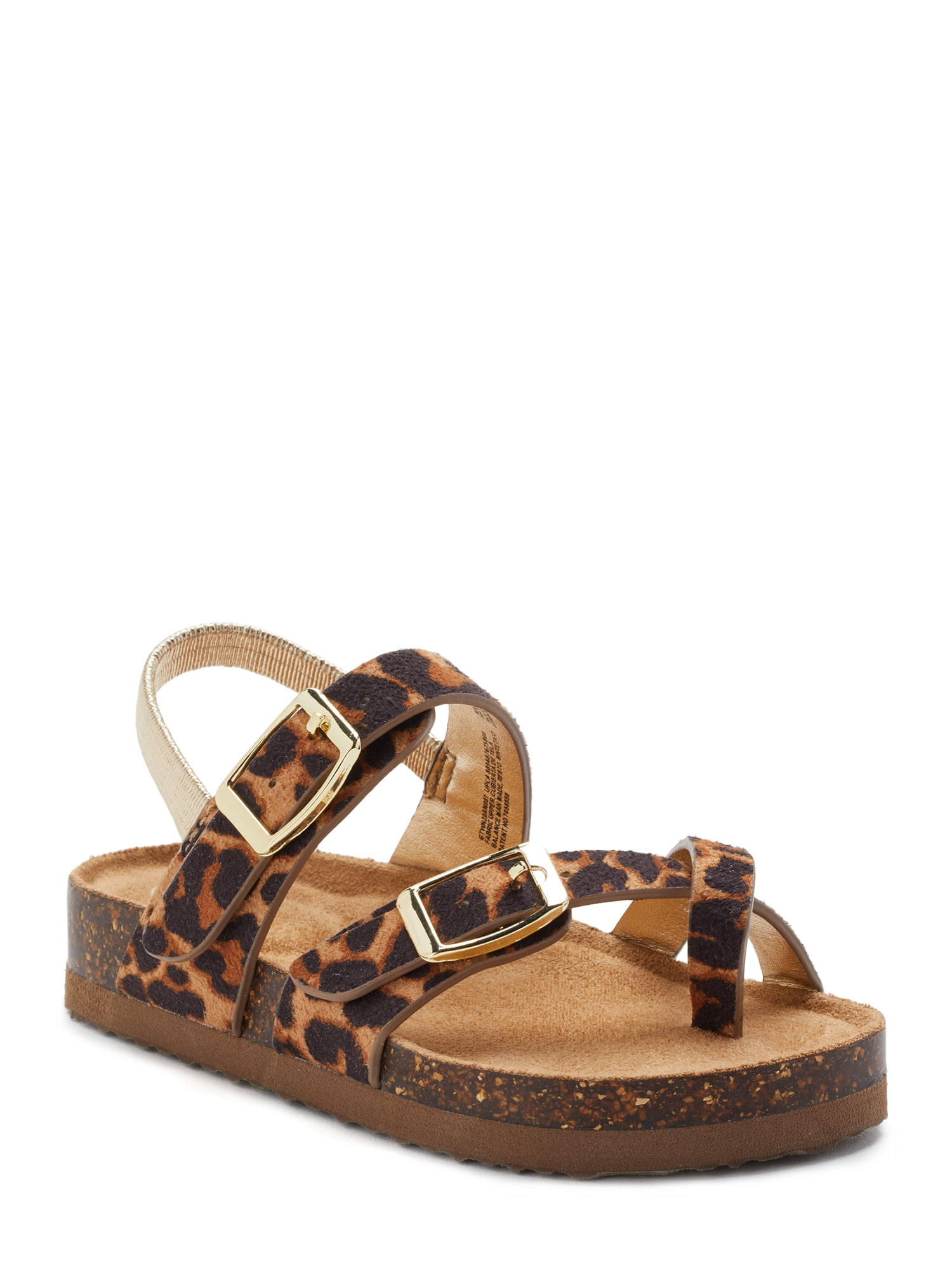 leopard sandal slides