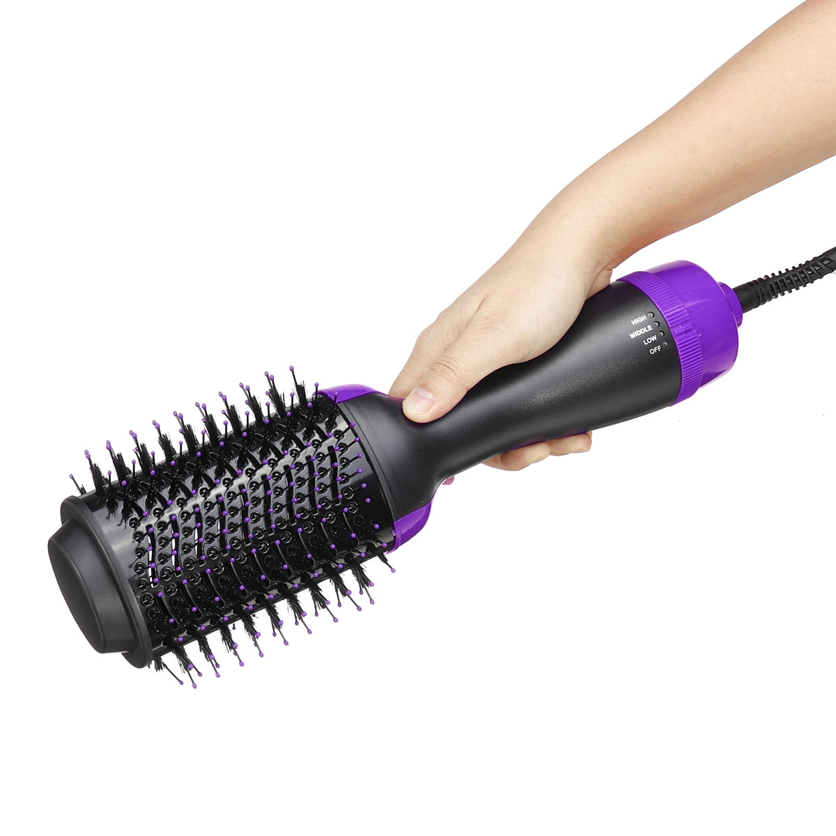 Hair Dryer Brush One Step Hot Air Brush 3 in 1 Hair Dryer Negative
