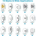 thumbnail image 5 of Eyeglass Nose Pads, Soft PVC Nose Pads, 15 Style 150 Pairs Eyeglass Repair Kit for Glasses, Eyeglasses, Sunglasses, 5 of 5