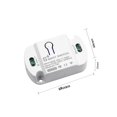 thumbnail image 2 of Amdohai Mini Wi-Fi Switch Module 10A Wi-Fi Intelligent Relay Light Switch APP Remote Control Voice Control DIY Breaker Module Home Appliance Automation (AC 90-250V), 2 of 8