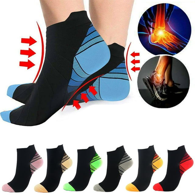 16 Pairs Compression Socks Plantar Fasciitis for Women Men 1520 mmhg