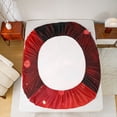 thumbnail image 5 of Castle Fairy Teens Red Rose Bed Sheets,Romantic Flower King Sheets, 5 of 7