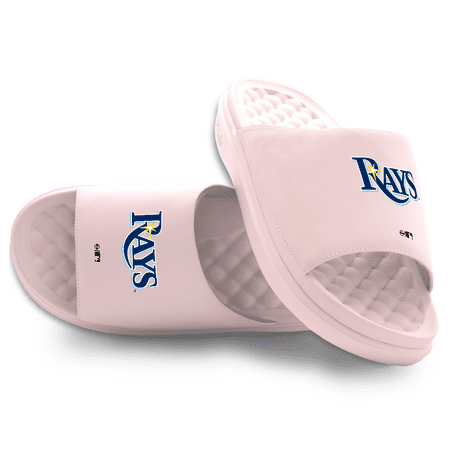 Youth ISlide Pink Tampa Bay Rays Primary Motive Slide Sandals