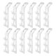 thumbnail image 1 of Ganchos para colgar ropa conectables para ahorrar espacio en la organización del gabinete., 1 of 8