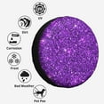 thumbnail image 6 of Kll Purple Glitter Tire Cover,Universal Wheel Tire Cover For Trailer, Rv, Suv, Truck,Camper And Many Vehicle,(16 Inch), 6 of 7