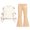 Khaki C, variant on Enjoytime Fall Winter Girl Outfits Print Long Sleeve Bow Crew Neck Sweatshirt Flare Pants Two Piece Set Kids Matching Fashion Clothing Sets
