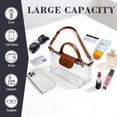 thumbnail image 3 of Bolso transparente Ginogento 21 x 13 x 9 cm impermeable para estadio, 3 of 7