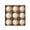 A003- Style C, variant on Christmas Ball Ornaments, 9 Pieces Creamy White with Gold Swirl Patterns, Kraft Paper Gift Box Set, Hanging Decorations for Christmas Tree Home Holiday Party Indoor Outdoor Xmas Decor