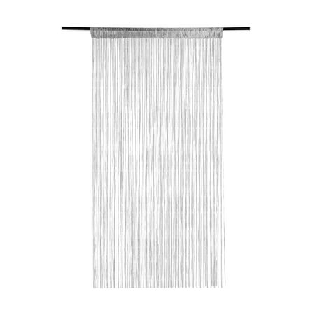 Bizhua Wedding Props Home Decoration Silver Door Curtain Line Curtain White Awedding Props and Home Decoration Silver String Door Curtain Elegant and Effective Room Divider