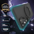 thumbnail image 5 of for Samsung Galaxy S24 Case with 360°Rotatable Magnetic Ring Stand, Compatible with Mag-Safe [Military Grade Drop Protection] Translucent Slim Phone Case for Samsung Galaxy S24,6.2",Black, 5 of 7
