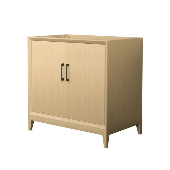 Wyndham Collection Wch7575-36S-Cxsxx-Mxx Janna 36" Single Free Standing Vanity Cabinet