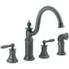 Moen S712SRS Waterhill High-Arc Kitchen Facuet with Side Spray, Available in Various Colors