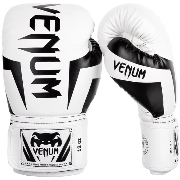 Guantes de boxeo Venum Elite - Blanco/Negro
