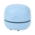 thumbnail image 3 of USB Mini Desktop Vacuum Cleaner - Strong Suction Dust Eraser for Keyboard Crumbs, Chip Debris, Pencil Shavings, 500mAh Rechargeable, Portable Handheld Cleaner with Nylon Bristles & Storage Bin, 3 of 7