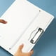 thumbnail image 4 of Carpeta de archivos A3 individual, portadocumentos de plástico con clip para exámenes, portafolios de almacenamiento para la escuela y la oficina, tamaño carta, 4 of 6