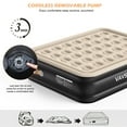 thumbnail image 6 of VAVSEA Queen Air Mattress Cordless, 18" Blow up Mattresses with Built in Pump for Camping, Travel, Guests, 660lb Max, 6 of 8