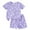 Light Purple, variant on Godom Baby Boy Outfits Cartoon Cotton Short Sleeve T-Shirt Shorts Kids Clothing Set 2 Pieces Outfit Toddler to Big Kid Sizes