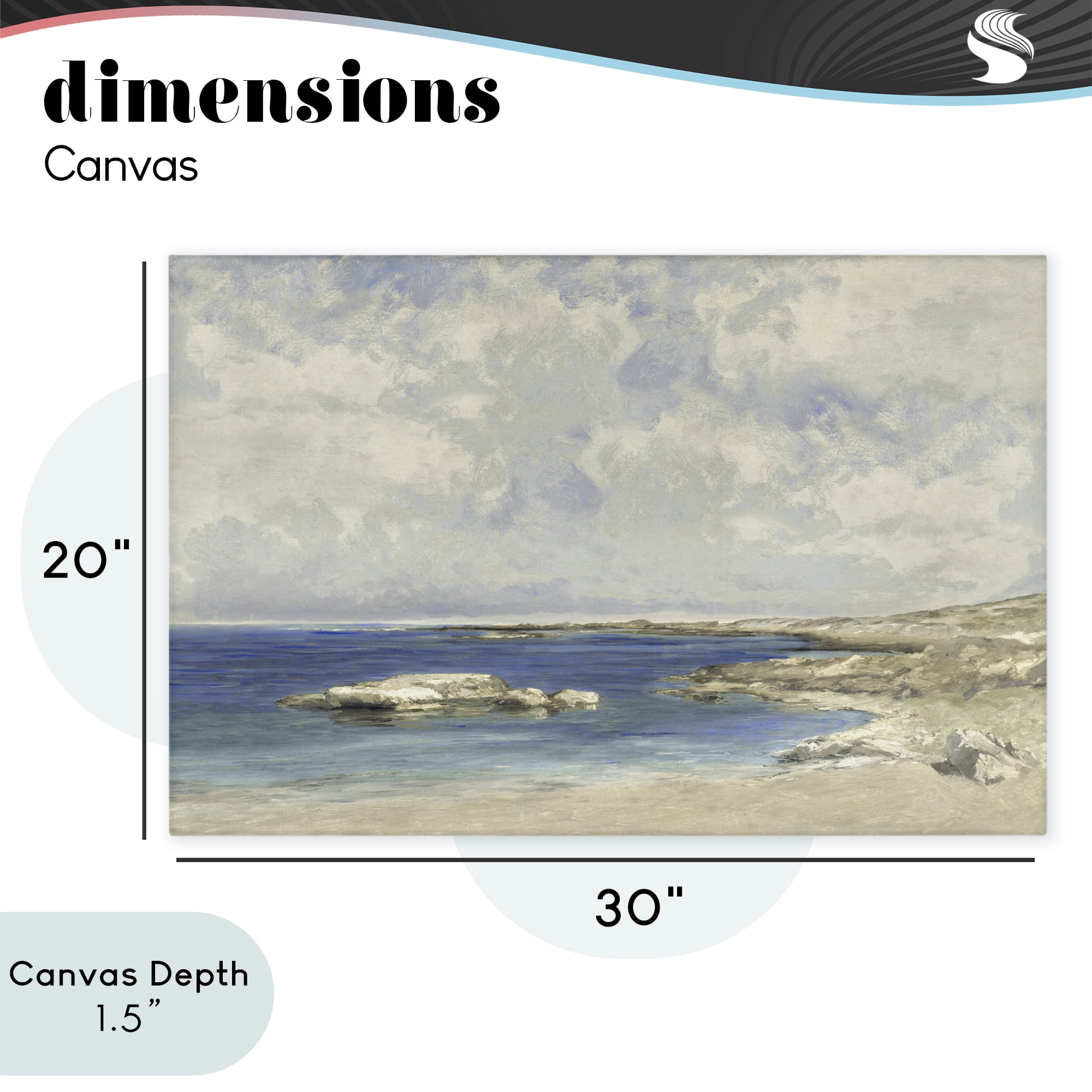 Stupell Industries Pond At Morning Canvas Wall Art, design by Christy McKee