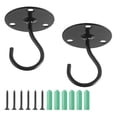 thumbnail image 1 of Guardoinrt 2pack/lot Hooks For Hanging Plants Durable Easy To Convenient Storage Black 1Set, 1 of 6