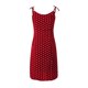 thumbnail image 5 of Vestido floral con encaje y estampado de lunares para mujer: gasa, largo hasta la rodilla, verano, playa y bodas, informal a formal, 5 of 5