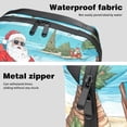 thumbnail image 4 of Santa Claus Travel Cord Organizer Case Small with Cable Organizer, USB Pouch, and Phone Charger Organizer - Oxford Cloth Waterproof Storage Bag for Electronic Devices - 5.9x9.44x3.14 in, 4 of 6