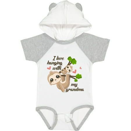 

Inktastic Hanging with My Grandma Gift Baby Boy or Baby Girl Bodysuit
