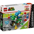 thumbnail image 3 of LEGO Super Mario: Mario Kart Yoshi Bike - Building Toy Set for Kids, Boys and Girls, Ages 7+ - Mario Kart Toy for Fans with Blue Yoshi - Gift Idea for Birthdays - 72031, 3 of 8