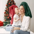thumbnail image 6 of Dan River Bath Towel 8-Piece Set Soft Quick Drying Cotton Towels for Christmas Gym, Spa & Bathroom Festive Holiday Comfort - Green/ Red, 6 of 12