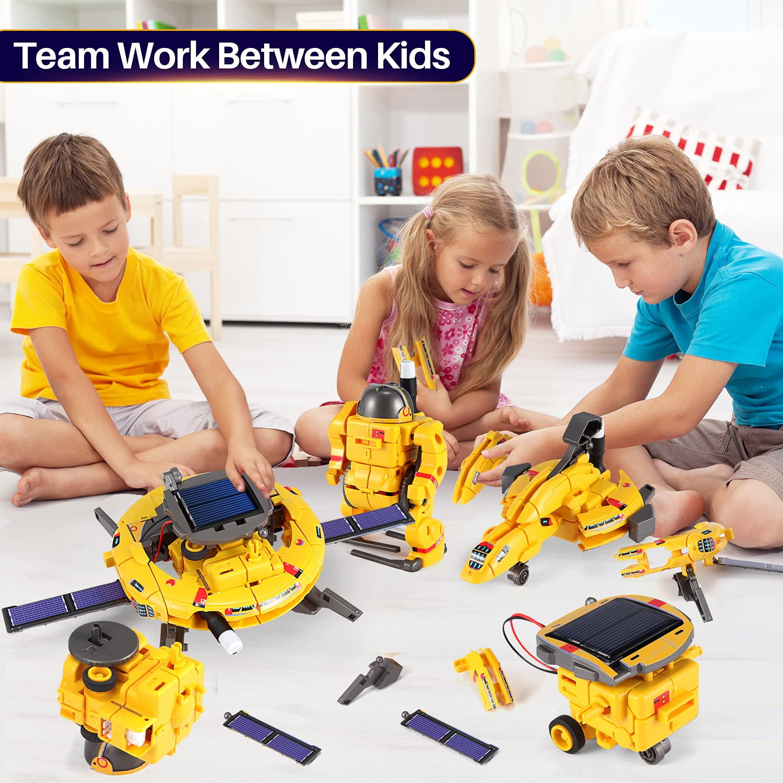 STEM Projects for Kids Ages 8 12 Science Kits Solar Space Toys Gifts for 8 14 Year Old Teen Boys Girls 120Pcs Building Experiments Robots for Teenage Ages 9 10 11 12. Walmart