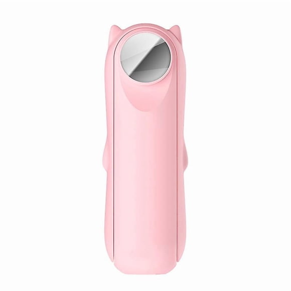 Personal Fan Handheld Mini Fan, 3 IN 1 Hand Fan, Portable USB Rechargeable Small Pocket Fan, Battery Operated Fan for Travel,Outdoor-Pink