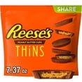 thumbnail image 2 of Reese's Peanut Butter Cups Thins Milk Chocolate Candy Pouch - 7.37oz, 2 of 5