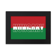 thumbnail image 1 of Hungary Country Flag Name Desktop Photo Frame Ornaments Picture Art Painting, 1 of 3