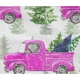 thumbnail image 5 of oneOone Cotton Flex Fuschia Pink Fabric Merry Christmas Dress Material Fabric Print Fabric By The Yard 40 Inch Wide, 5 of 5