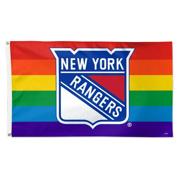WinCraft New York Rangers 3' x 5' Single-Sided Deluxe Team Pride Flag
