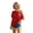 Red, variant on Women T-shirt Skew Collar Batwing Short Sleeve Waist Tight Design Tee Shirt Pure Color Loose Fit Soft Stretchy Tee