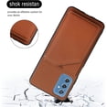 thumbnail image 4 of for Samsung Galaxy M52 5G Wallet Cover,Durable PU Leather Magnetic Closure Kickstand with Wrist Strap Credit Cards Pocket Shockproof Case for Samsung Galaxy M52 5G (Not 4G) Brown, 4 of 7