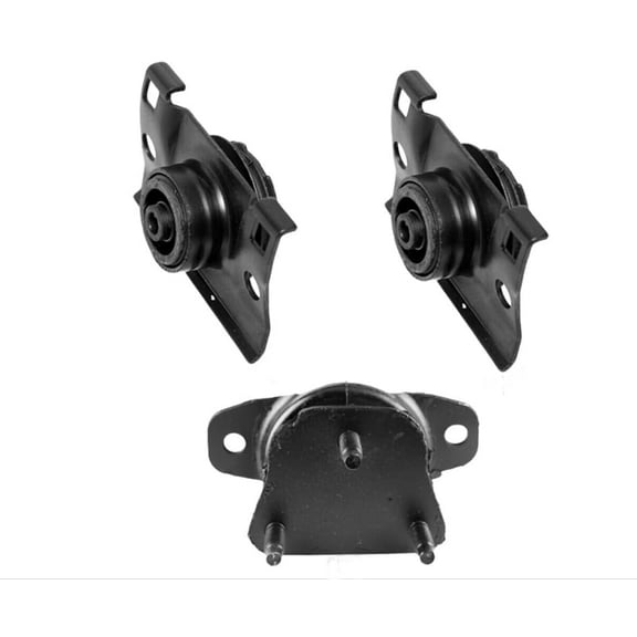 4M Auto Parts Front Left, Front Right Engine Mounts & Rear Transmission Mount 3PCS Parts 10154, 10154, 9521
