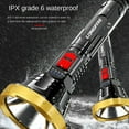 thumbnail image 4 of Super Bright Rechargeable LED Flashlights, 20000 Lumens LED Flashlight, Built-in Battery, IPX6 Waterproof, 4 of 8