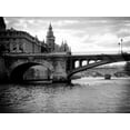 thumbnail image 2 of Sheffield, Jennings 32x25 White Modern Wood Framed Museum Art Print Titled - Custom Le Pont at Notre Dame (RM), 2 of 4