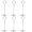 Silver, variant on Radezon 10 Pack 8.75 inch Tall Table Number Holders Place Card Holder Table Picture Holder Wire Photo Holder Clips Picture Memo Note Photo Stand (Silver)