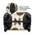 thumbnail image 4 of Daiia Roosters and Chickens Luggage Cover, Thickened Washable Travel Luggage Covers, Elastic Unique Baggage Covers for 18-20 inch Luggage-Large, 4 of 9