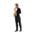 thumbnail image 5 of Almencla 1/64 Band Figurine Dioramas DIY Scene Realistic Hand Painted Figure Layout Decoration for Train Layout DIY Scene Fairy Garden Saxophonist, 5 of 8