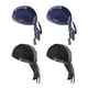 thumbnail image 1 of 4x Durag Skull Cap Sunnimix Pañuelo Para La Cabeza Con Pérdida De Cabello Pañuelo Musulmán Turbante Negro Azul, 1 of 8