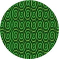 thumbnail image 1 of Ahgly Company Machine Washable Indoor Round Transitional Deep Emerald Green Area Rugs, 3' Round, 1 of 7