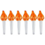 Uanit Torch Balloon 6 Inflatable Fun Inflates for Games Medieval Luau Themed Party Sports Competitions 16 Inches